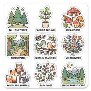 Sticker Fantasy Dreamscape Set 26-29 4K Wallpaper Pack preview artwork